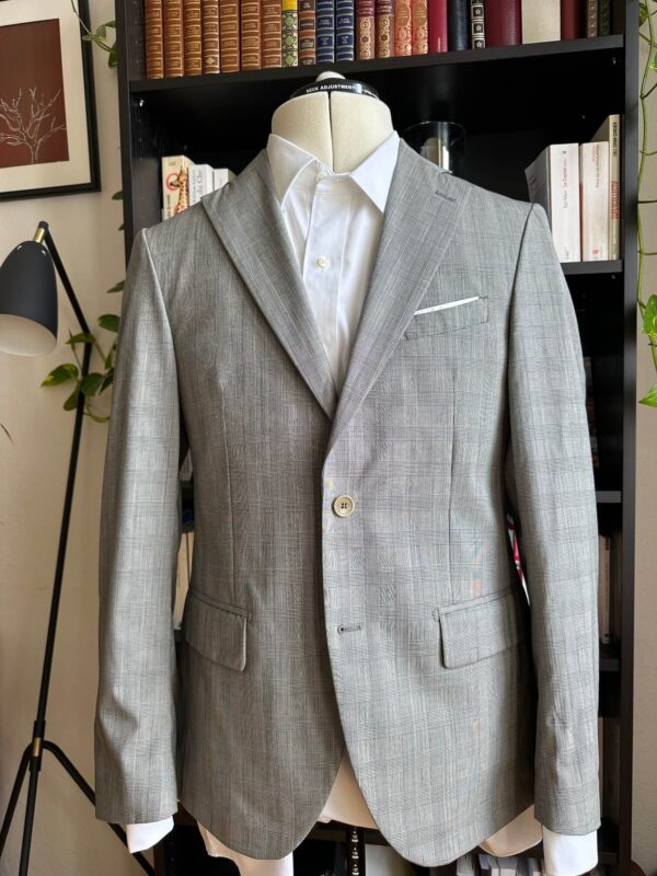 Costume en laine prince de Galles gris Flying Cross Milano (S-M)