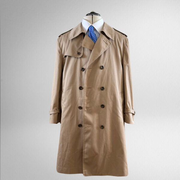 Trench-coat classique vintage fabriqué en Corée (XL)