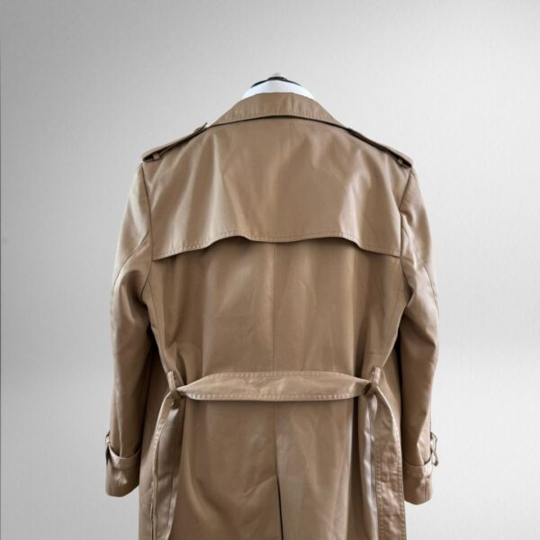 Trench-coat classique vintage fabriqué en Corée (XL) – Image 4