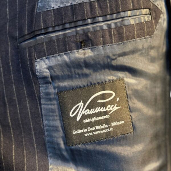 Veste en flanelle bleu - Vannucci (50) – Image 4