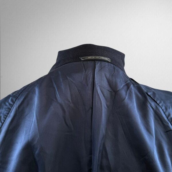 Manteau en laine et cachemire bleu Corneliani (M) – Image 5