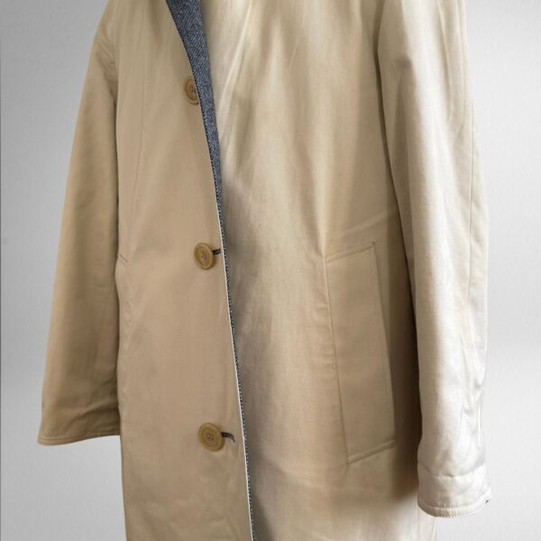 Aquascutum London trench coat en Tweed réversible beige (M ) – Image 3