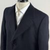 Manteau Corneliani bleu marine cintrée